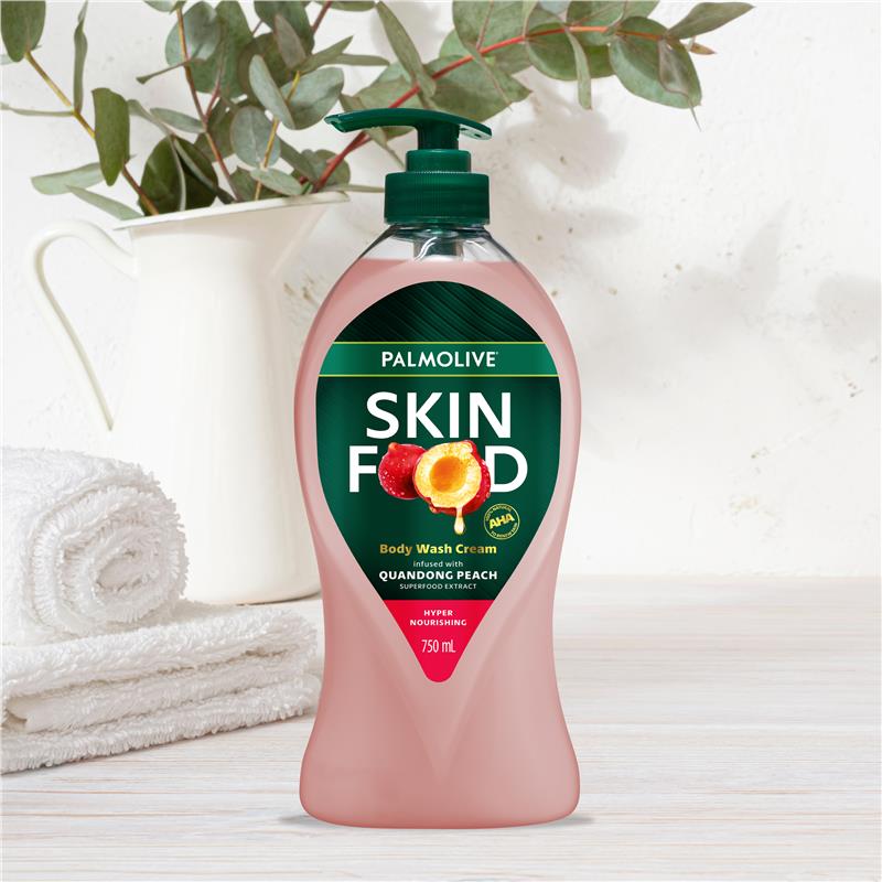 Palmolive Skin Food Body Wash Cream with Davidson Plum 750ml