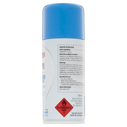 Canesten Tinaderm Powder Spray for Tinea and Ringworm - 100g
