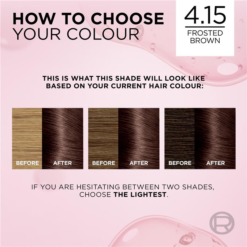 L'Oreal Excellence Creme 4.15 Dark Frosted Brown Hair Colour