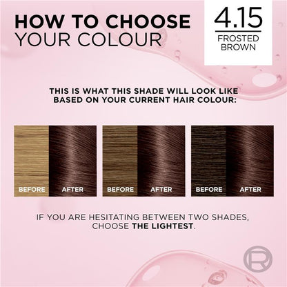 L'Oreal Excellence Creme 4.15 Dark Frosted Brown Hair Colour