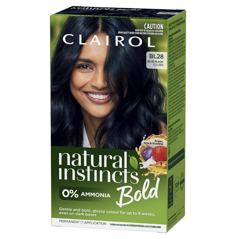 Clairol Natural Instincts Bold Blue Black Permanent Hair Colour