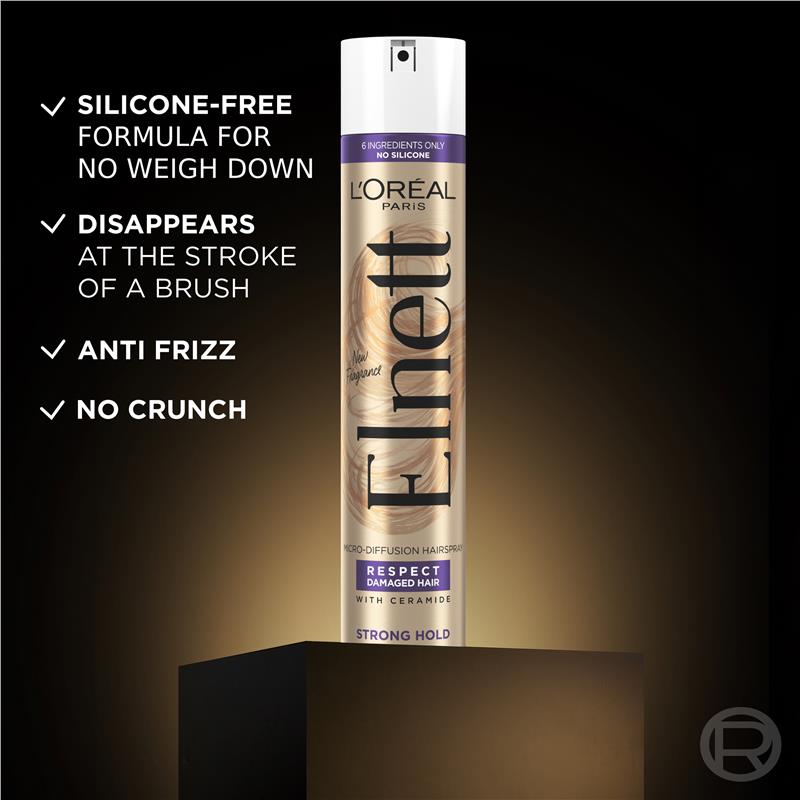L’Oreal Paris Elnett Damaged Hair Ceremide Hairspray 75ml