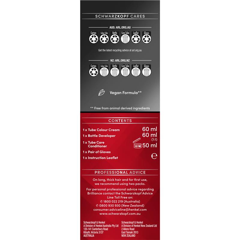 Schwarzkopf Brilliance L75 Brown Sugar