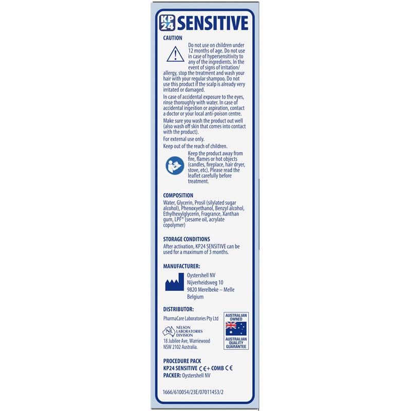 KP 24 Sensitive + Comb 100ml