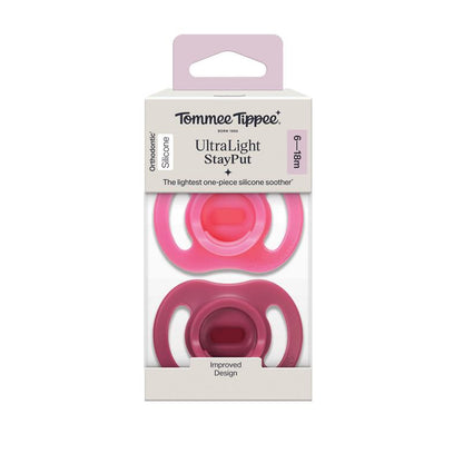 Tommee Tippee Ultralight Soother Day 6-18 Months 2 Pack