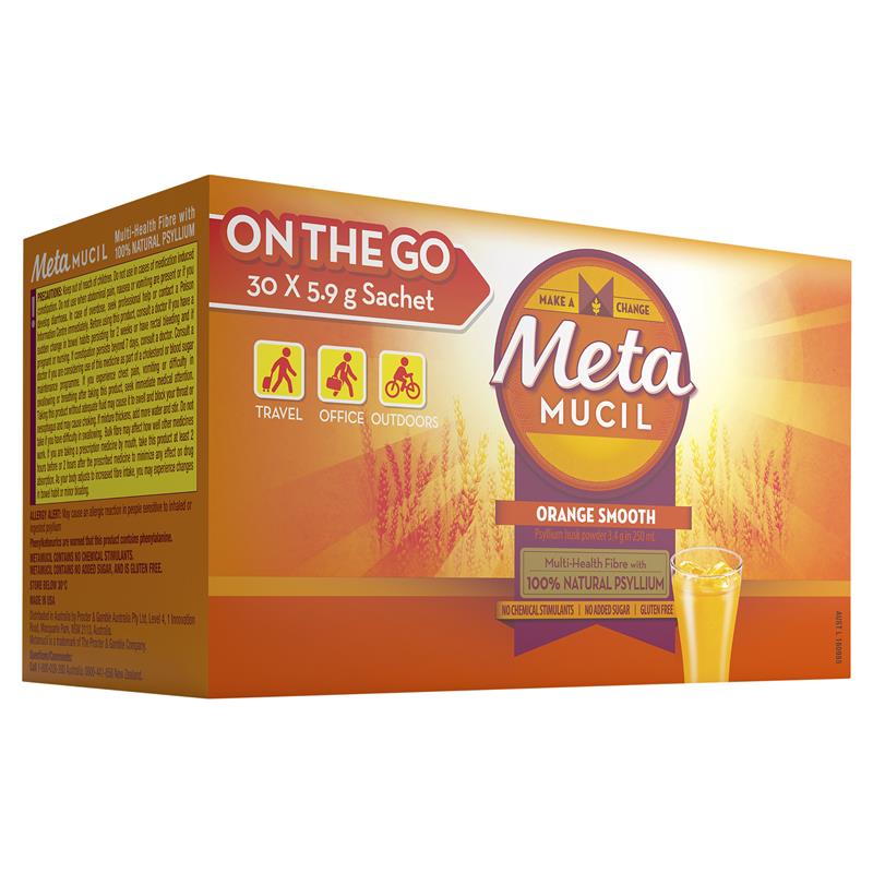 Metamucil Smooth Orange - 30 Dose