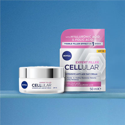 NIVEA Cellular Expert Filler Intensive Anti-Age Day Cream SPF 15 50ml