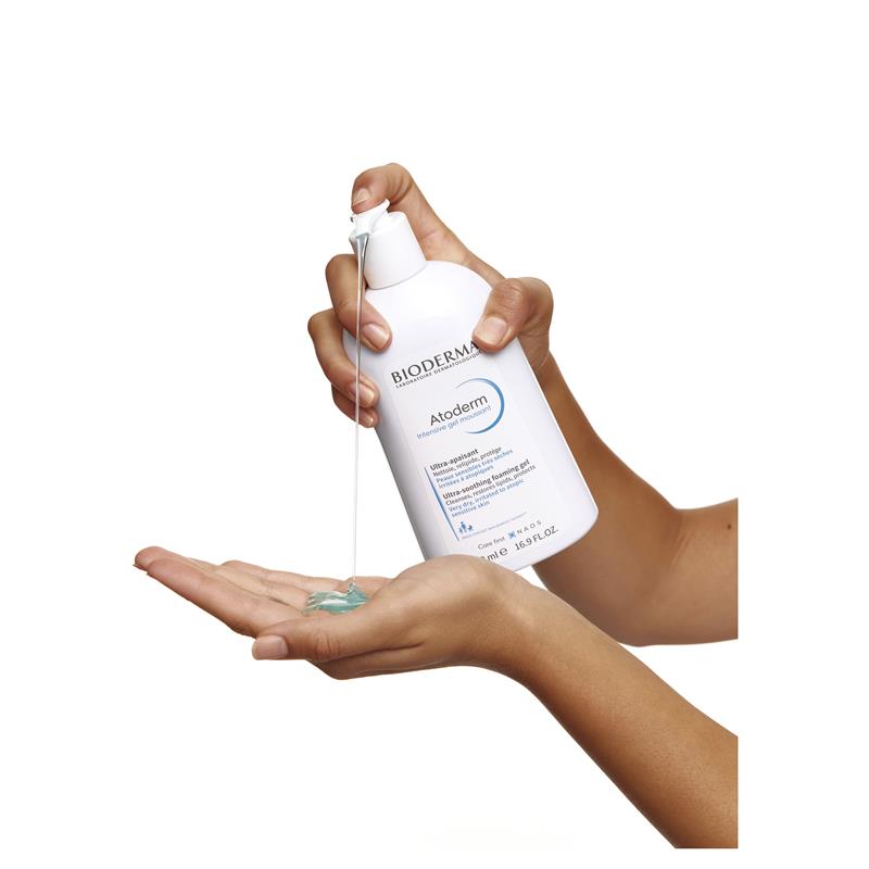 Bioderma Atoderm Hydrating Foaming Cleanser 500ml – Soap & Fragrance-Free