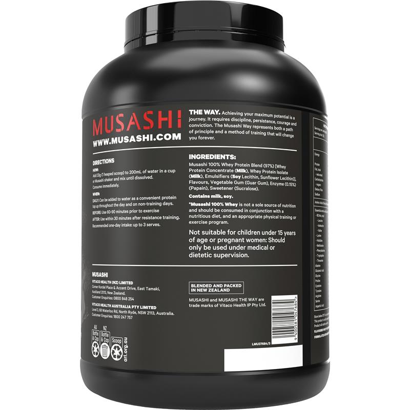 Musashi 100% Whey Protein Vanilla 2kg