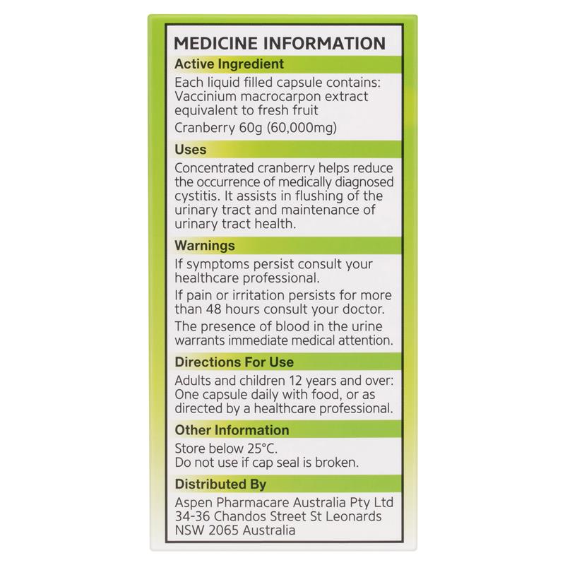 URAL High Strength Cranberry 60000mg 90 Capsules