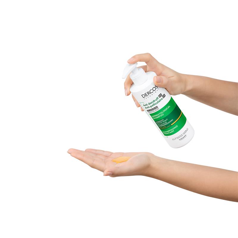 Dercos Anti-Dandruff DS Shampoo for Dry Hair - 390ml