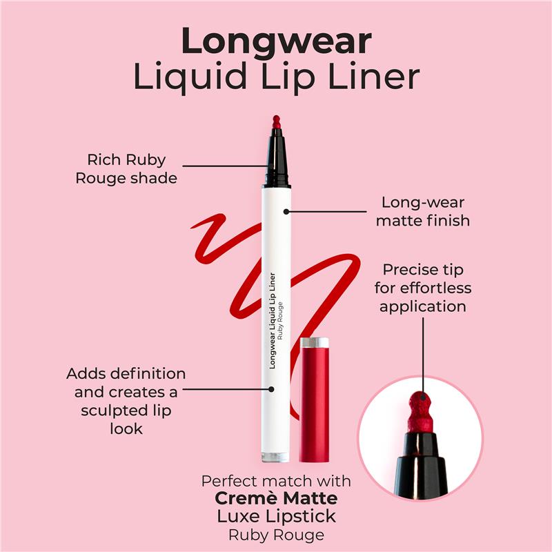 MCoBeauty Liquid Lip Liner Ruby Rouge