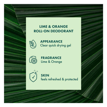 Akin Lime & Orange Deodorant Roll On 65ml