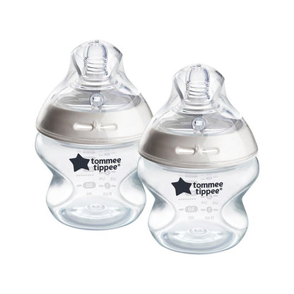 Tommee Tippee Natural Start 150ml PP Bottles - 2 Pack for Easy Transition