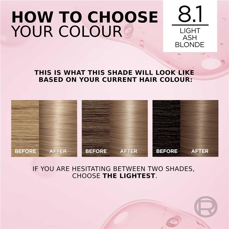 L'Oreal Excellence Creme 8.1 Ash Blonde Hair Colour