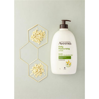 Aveeno Daily Moisturising Fragrance Free Body Lotion 1L - Hydrate and Protect Your Skin