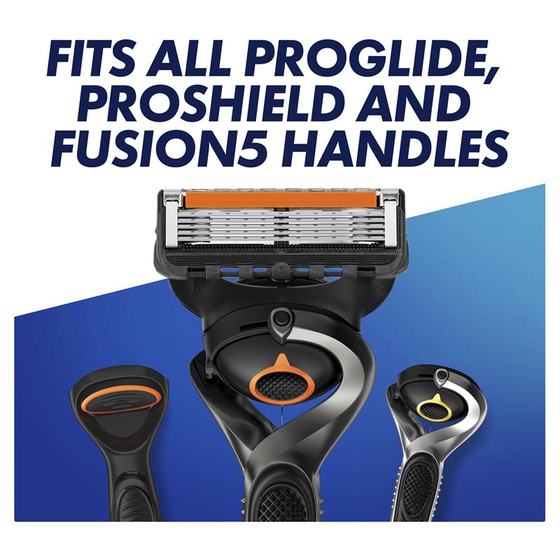 Gillette Fusion Proglide Razor + 2 Blade Refills