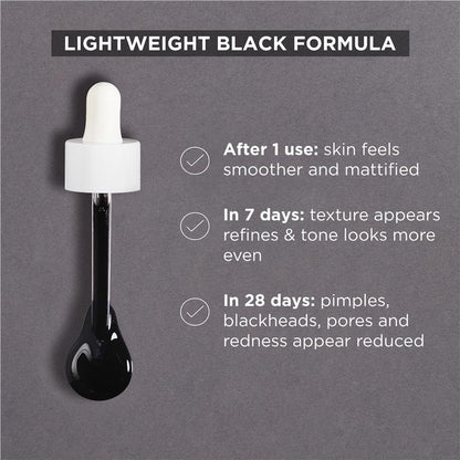 Garnier Pure Active AHA + BHA Charcoal Anti-Blemish Serum 30ml