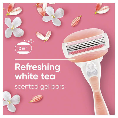 Gillette Venus Comfortglide Breeze Women's Razor Blade Refills 8 Pack - Luxurious Shaving Experience