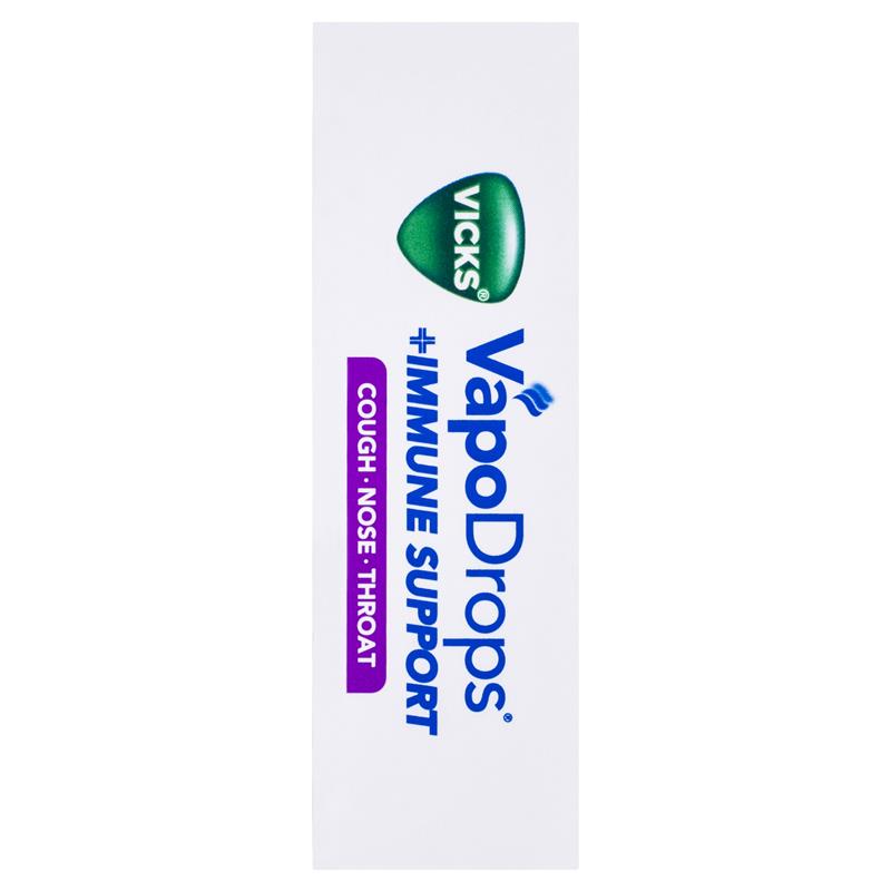 Vicks VapoDrops Immune Support Blackcurrant 16 Lozenges - With Zinc & Vitamin C