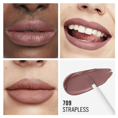 Rimmel London Mega Matte Liquid Lip 709 Strapless