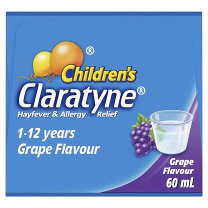 Claratyne Childrens Grape Syrup 60ml