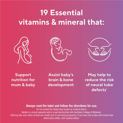 Natalis Pregnancy Support 100 Tablets