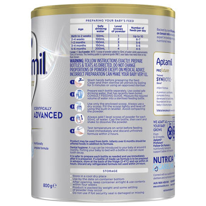 Aptamil Profutura Synbiotic+ Stage 1 Infant Formula 800g