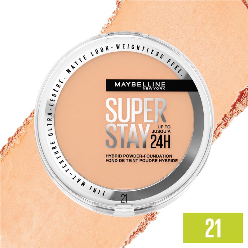 Maybelline Superstay 24H Hybrid Powder Foundation 21 Nu Int