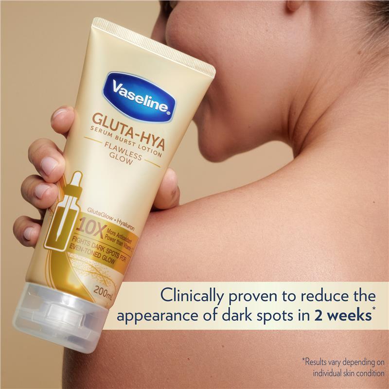 Vaseline Gluta-Hya Serum Boost Lotion for Flawless Glow - 200ml