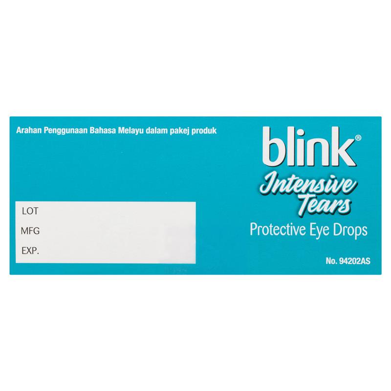 Blink Intensive Tears - 0.4 mL x 20 Vials