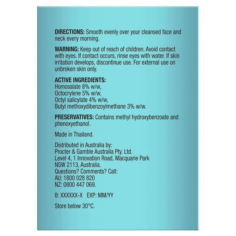 Olay Luminous Whip UV SPF Face Cream Moisturiser 50g