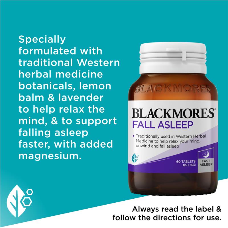 Blackmores Fall Asleep 60 Tablets