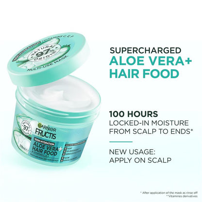 Garnier Fructis Hair Food Hydrating Aloe Vera 3-in-1 Mask Treatment 390ml