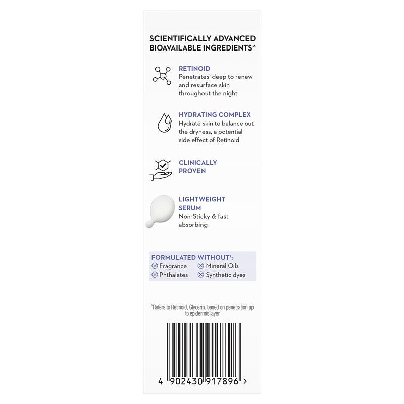 Olay Regenerist Retinol 24 Night Serum Fragrance Free 30ml