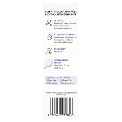 Olay Regenerist Retinol 24 Night Serum Fragrance Free 30ml