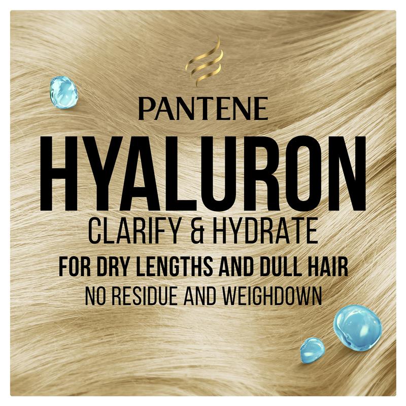 Pantene Miracles Hyaluron Clarify & Hydrate Silicone-Free Shampoo 650ml