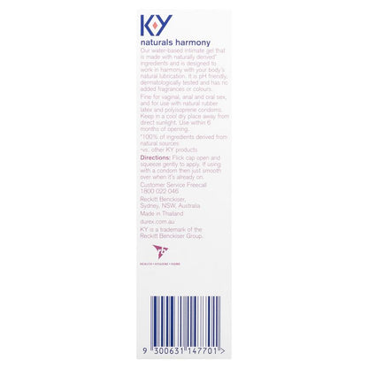 Durex KY Naturals Harmony Intimate Gel 100ml