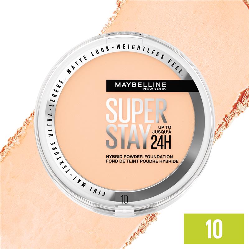 Maybelline Superstay 24H Hybrid Powder Foundation 10 Nu Int