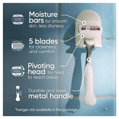 Gillette Venus Comfort Glide Sugarberry Platinum + 2 Blade Refills