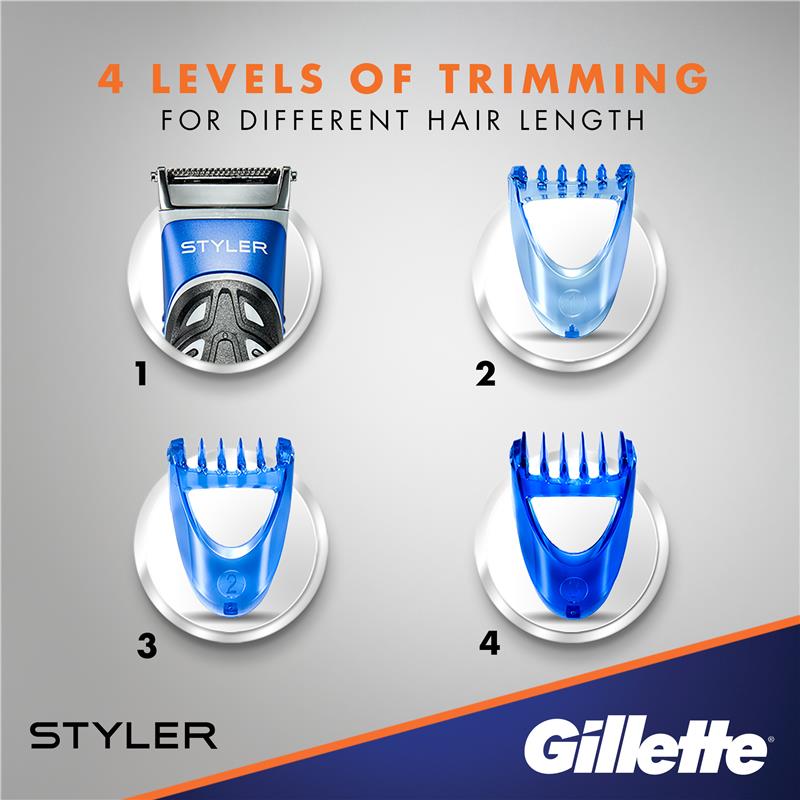 Gillette Fusion ProGlide Power Styler Shaving Razor - Ultimate Grooming Tool