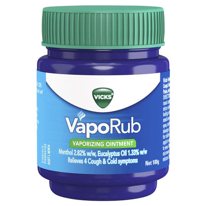 Vicks VapoRub Ointment Decongestant Chest Rub 100g