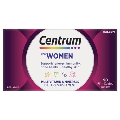Centrum For Women 90 Tablets Exclusive Size