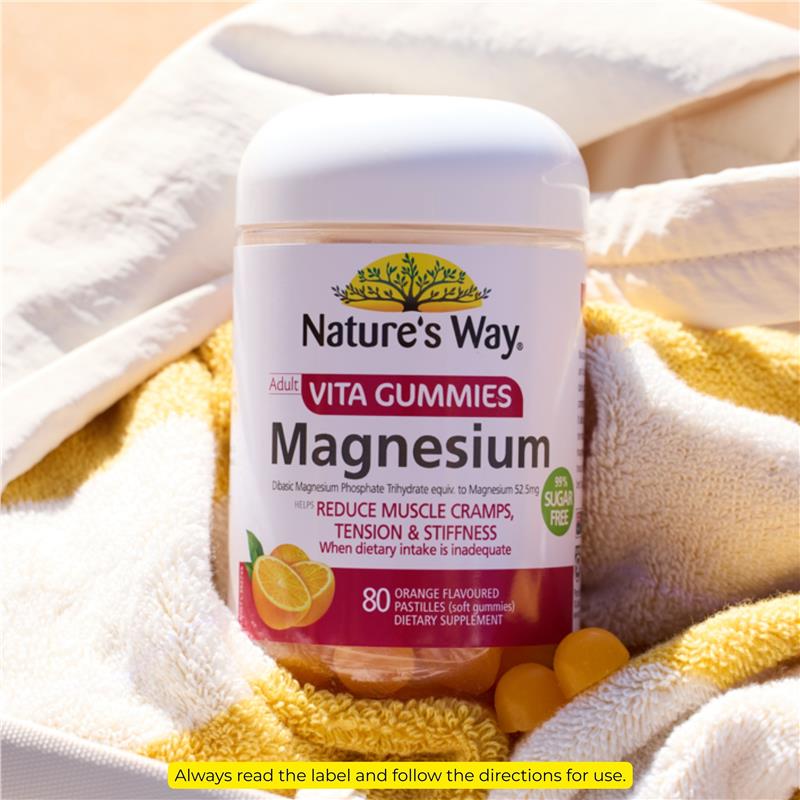 Nature's Way Adult Vita Gummies Magnesium 80 Gummies