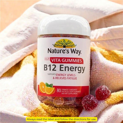 Nature's Way Adult Vita Gummies B12 Energy 80 Gummies