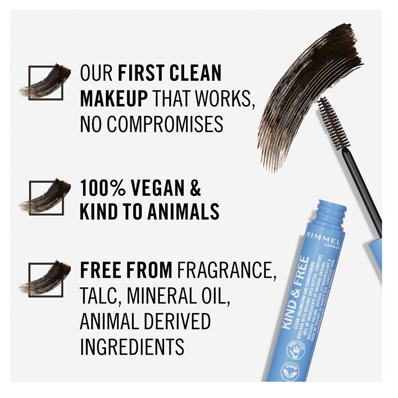 Rimmel London Kind & Free Mascara 002 Brown Black