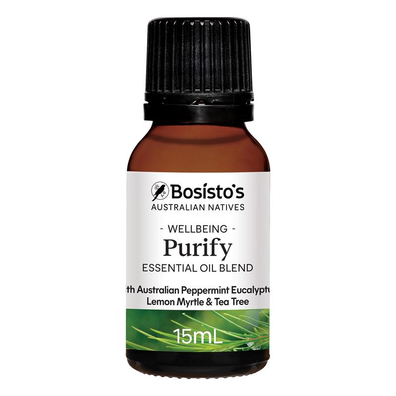 Bosisto's Native Purify Oil 15ml - Essential Oil Blend with Australian Botanicals
