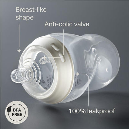 Tommee Tippee Natural Start 260ml PP Bottles Boy 3 Pack