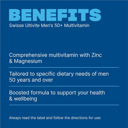 Swisse Mens Multivitamin 50+ 60 Tablets