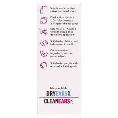BioRevive Clean Ears Kids Spray - 30ml for Gentle Ear Care